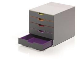DURABLE Cutie cu sertare, plastic, 5 sertare, DURABLE "VARICOLOR® 5", gri Dulap arhivare