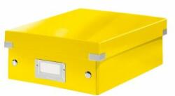 Leitz Cutie organizatoare mică Click & Store galbenă