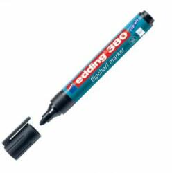 edding Marker Edding 380 cu bloc de hârtie, negru