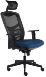 ALBA CR Scaun de birou York Net, E-SY+ PDH+ cotiere albastre
