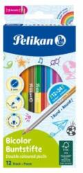 Pelikan Creioane colorate Pelikan Bicolor 12 buc/24 culori