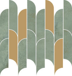 TUBADZIN Csoport Tubadzin Tissue Green 29, 8x27, 2cm Mozaik - tubadzinfurdoszoba