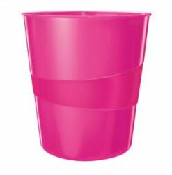 Leitz Műanyag kosár Leitz WOW 15l rózsaszín