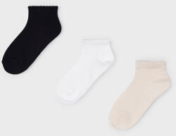  Mayoral 3 db-os zokni szett (47 Negro, 10 éves - 140 cm)
