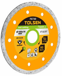 TOLSEN TOOLS Disc diamantat umed 115x22.2mm (TLS-76732) Disc de taiere