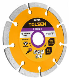 TOLSEN TOOLS Disc diamantat uscat 180x22.2mm (TLS-76715) Disc de taiere