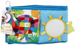 Rainbow Designs Jucarie - carte elmer cu doua fete pentru dezvoltare senzoriala (RDEL1693) - bekid