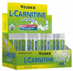 Weider L-Carnitine Liquid - 1800 mg 500 ml (20x25 ml) őszibarack