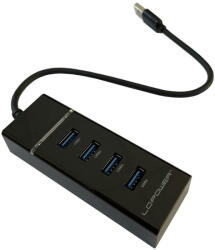 LC-Power Docking Station LC-Power USB 3.0 2-Bay 2, 5"/3, 5"HDD/SSD+3xHub (LC--U3-HUB)