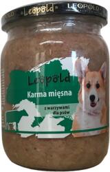 Leopold Leopold húsos takarmány zöldségekkel kutyáknak 500g (Jar)