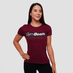 GymBeam Beam női póló Burgundy - GymBeam S