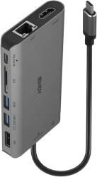 Lindy Docking Station USB-C 43323 - USB-C, 2x USB-A, HDMI, DisplayPort, RJ-45 Gigabit LAN, PD 100 W (43323) - pcone