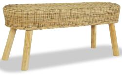 vidaXL Bancă pentru hol, 110x35x45 cm, ratan natural (244579)