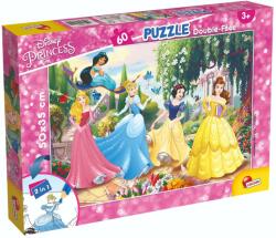 Lisciani Puzzle 2 in 1 Lisciani Disney Princess, Petrecere in gradina, Plus, 60 piese (N00074044_001w) Puzzle