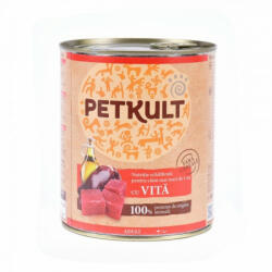 PETKULT Conserva Caine Adult Cu Vita, 800 Gr