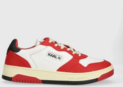 Karl Lagerfeld sneakers din piele KREW KL culoarea rosu, KL53020 PPYX-OBM13E_33X