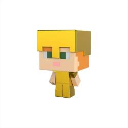 Mattel Minecraft Mini Mob Head - Gold Armor Alex (HDV64/HDV96) (HDV64/HDV96)