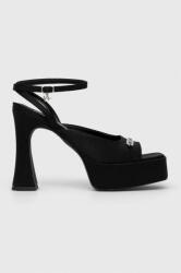 Karl Lagerfeld sandale LAZULA culoarea negru, KL33905 PPYX-OBD24R_99X