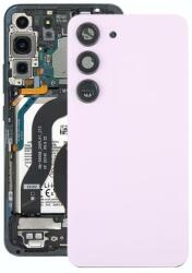 tel-szalk-1929704181 Samsung Galaxy S23 rózsaszín üveg akkufedél, hátlap, hátlapi kamera lencse (tel-szalk-1929704181)