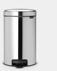 Brabantia Pedálos szemetes 12 literes Brill Steel Pedal Bin Newicon 113581 (180289)