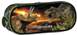 DERFORM Dinoszauruszos ovális tolltartó - Battle (P1ADN18)