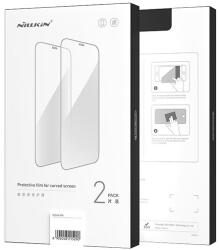 Nillkin képernyővédő üveg 2db (3D, full cover, tokbarát, ujjlenyomatmentes, 0.33mm, 9H) FEKETE Xiaomi 13 Pro (GP-135043)