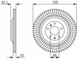 Bosch Disc frana BOSCH 0 986 479 591 (0 986 479 591) - automobilus