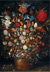 Piatnik - Puzzle Pieter Bruegel: Flori într-un vas de lemn - 1 000 piese