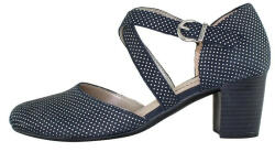Remonte Pantofi dama, Remonte, D0827-14-Albastru-Inchis, casual, piele naturala, cu toc, albastru inchis (Marime: 40)