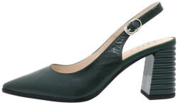Epica Pantofi dama, Epica, H4H8380-26265FN-5895-C2-N-Verde, elegant, piele naturala, cu toc, verde (Marime: 37)