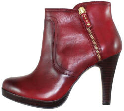 s. Oliver Botine dama, s. Oliver, 5-25348-23-Bordo, elegant, piele naturala, cu toc, bordo (Marime: 39)
