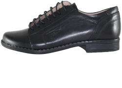 Nicolis Pantofi dama, Nicolis, 14238-Negru, casual, piele naturala, cu toc, negru (Marime: 39)