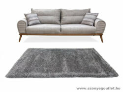 Budapest Carpet Carena Shaggy Szőnyeg 5121 Dark Grey (Szürke) 80x150cm