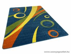 Keleti Textil Kft Margit Morocco Szőnyeg Outlet 9842M Blue Yellow 80x150cm