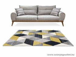 Budapest Carpet Louise Szőnyeg 8797 Yellow Grey (Sárga-Szürke) 200x290cm