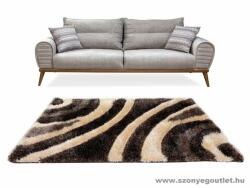 Budapest Carpet Elvira Shaggy 2771 Brown (Barna) 160x230cm