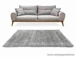 Budapest Carpet Carena Shaggy Szőnyeg 5121 Light Grey (Világosszürke) 160x230cm