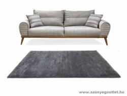 Budapest Carpet Belinda Shaggy Szőnyeg 1000 Dark Grey (Sötétszürke) 60x220cm