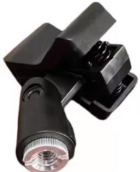  Clip pentru microfon nuca tip clip montabil pe stativ cu brat pantografic negru (028-212)