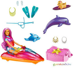 Mattel : Barbie vízi kalandja jetskivel játékszett