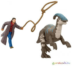 Mattel Jurassic World 3: Világuralom - Owen & Parasaurolophus figuraszett