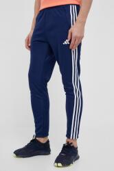 Adidas edzőnadrág Train Essentials 3-Stripes sötétkék, nyomott mintás, IB8169 - sötétkék XXL