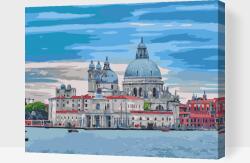  Festés számok szerint - Szent Márk-székesegyház, Velence Méret: 30x40cm, Keretezés: Keret nélkül (csak a vászon)
