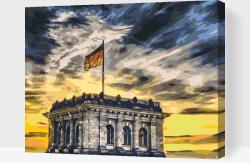 Festés számok szerint - Bundestag Méret: 30x40cm, Keretezés: Keret nélkül (csak a vászon)