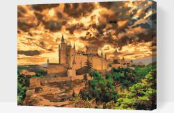 Festés számok szerint - Alcázari kastély, Segovia Méret: 30x40cm, Keretezés: Keret nélkül (csak a vászon)