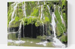 Festés számok szerint - Bigar-vízesés, Románia Méret: 30x40cm, Keretezés: Keret nélkül (csak a vászon)