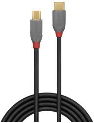 Lindy Кабел Lindy Anthra Line, от USB Type-C 2.0 (м) към USB Micro B 2.0 (м), 1.0 м, черен (LNY-36891)