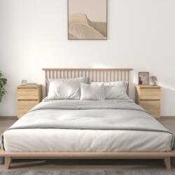 vidaXL Noptiere, 2 buc. , stejar sonoma, 40x35x70 cm, lemn prelucrat (819699)