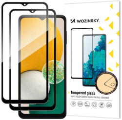 Wozinsky Folie Protectie Ecran WZK pentru Samsung Galaxy A13 5G, Sticla securizata, Full Face, Full Glue, set 2 buc, Neagra (fol/A13/WZK/set2/n/bl) - vexio