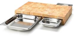 Continenta C4028 - 1x vágódeszka 50x32, 5 cm + 3x gumifa tál C4028 (GG136)